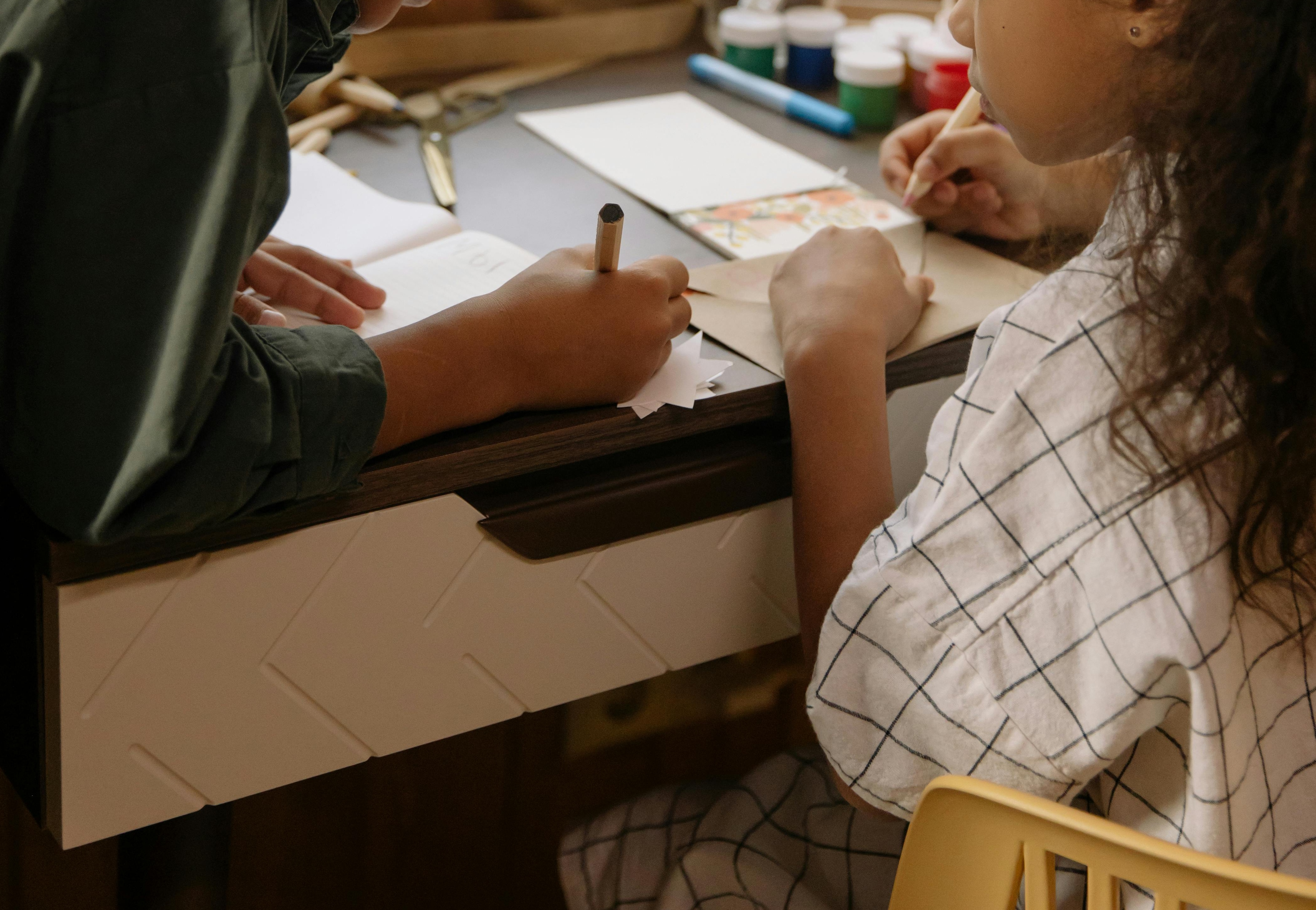 Learning at desk